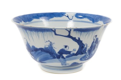 Lot 201 - Chinese Kangxi blue and white bowl