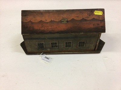 Lot 1862 - Vintage wooden Noah's Ark with various animals