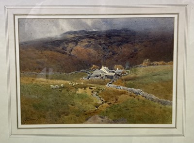 Lot 1265 - Arthur Tucker (1864-1929), watercolour, Landscape, signed, 25cm x 35cm, in glazed gilt frame