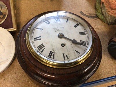 Lot 67 - Charles Frodsham oak cased wall clock