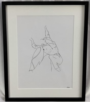 Lot 162 - British, contemporary, five prints - studies of dancers, one duplicate, three framed and two unframed