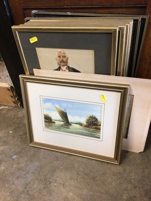 Lot 450 - Group of pictures, including Vanity Fair prints, 19th century prints of London, and watercolours