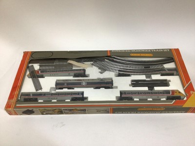 Lot 3 - Hornby OO gauge R543 Advanced Passenger Train set plus 2 carriages, all boxed