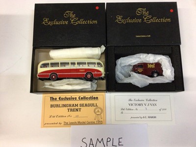 Lot 1857 - 9 boxed diecast vehicles: The Exclusive Collection (9)