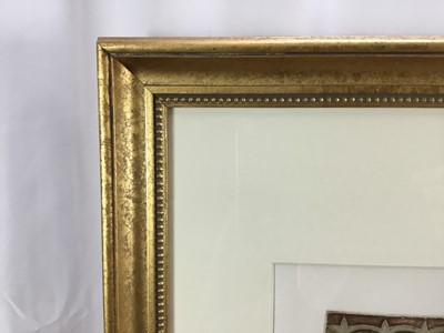 Lot 130 - Valerie Thornton (1931-1991) signed artists proof etching and aquatint -  'Feast in the House of Simon...', dated '91, 26cm x 59cm, in glazed gilt frame