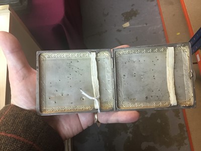 Lot 7 - Good quality early 1920s/1930s century Polish Officer's silver armorial cigarette case