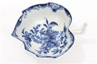 Lot 1 - 18th century Worcester blue and white...