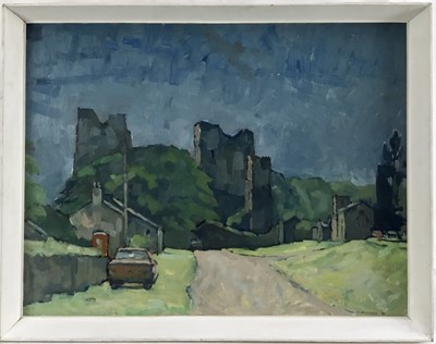 Lot 107 - Douglas Pittuck (1911-1993), oil on board, Caste Bolton, signed and dated ‘79