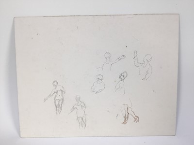 Lot 85 - *John Hanbury Pawle (1915-2010) six gouache works on paper and card - one signed, all approx 53cm x 43cm, unframed