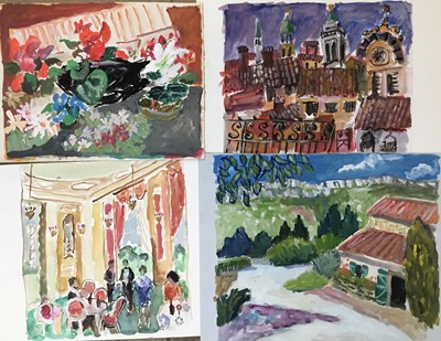 Lot 86 - *John Hanbury Pawle (1915-2010) a collection of works on paper and card to include small sketches, some signed, approx 19.