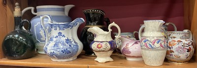 Lot 118 - Collection of 19th century jugs