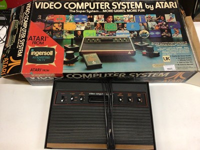 Lot 1823 - Atari Video Computer System boxed plus a selection of games