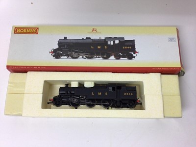 Lot 27 - Hornby OO gauge locomotives LMS Stanier 4MT 2-6-4T Class 4P '2546' R2635, S & DJR 0-6-0 Class 5P-4C Fowler locomotive '60' R2148, LMS 4-6-0 Patriot Class 5XP locomotive 'EC Trench' R2181A all boxed...