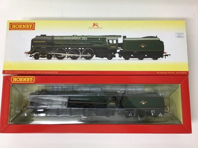 Lot 38 - Hornby OO gauge locomotives LNER Class D16/3 'Claud Hamilton' No. 8900 R3433, BR (late) 4-6-2 Class 8 Duke of Gloucester '1960' R3236 LNER 4-6-0 Class B1 'Roedeer' R2998 all boxed (3)