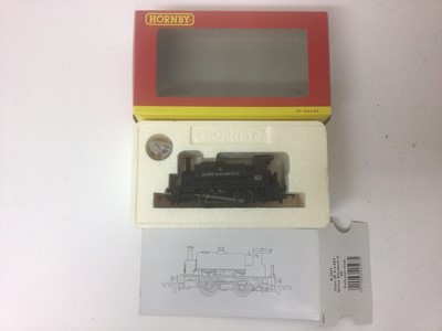 Lot 43 - Hornby OO gauge locomotives GWR loco 14XX 0-4-2T R2026, BR 0-4-0 Hornby Collector Club loco 2012 R3091, BR Black 0-4-0 Hornby Collector Club loco 2014, R3292, Class of 0-4-0ST Queen Elizabeth II '8...