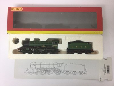 Lot 50 - Hornby OO gauge locomotives BR Early Standard Class 72000 Clan Buchanan R2846, LNER 4-6-0 Class B17/4 locomotive 'Norwich City' R2185 GWR 2-8-0 Class 2800 loco '2839' R2153B all boxed (3)