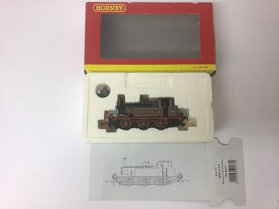 Lot 53 - Hornby OO gauge locomotive LBSC 0-6-0 Terrier loco 'Waddon' R2177, Southern 0-4-0T Industrial loco '7' R2439, S & DJR Jinty 0-6-0T Class 3F No. 19 R3498, LMS 0-6-0T Class 3F locomotive No. 16624 R2...