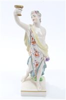 Lot 41 - 18th century Derby figure of a Bacchanalian...
