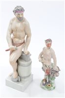 Lot 42 - Early 19th century Continental porcelain...