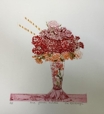 Lot 159 - Sue Kavanagh, contemporary, group of 6 signed limited edition coloured etchings - still life and landscape studies (6)