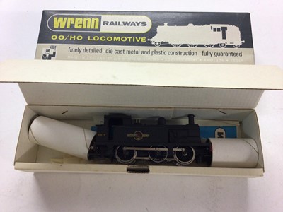 Lot 103 - Wenn 00 gauge 0-6-0 Class R1 Tank 31337, BR black, W2205, 0-6-0 Class R1 Tank, Southern green, W2207 and LMS maroon 1st Class carriage, W6011, all boxed (3)
