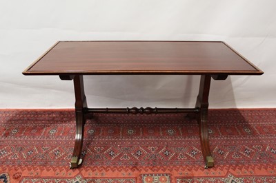 Lot 1477 - Regency style mahogany coffee table by Redman and Hales