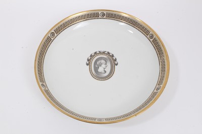 Lot 264 - A Vienna round dish, in Neoclassical style, circa 1780