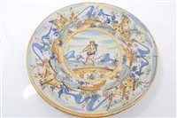 Lot 61 - Early 19th century Italian Majolica charger...