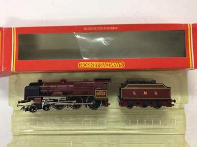 Lot 74 - Hornby OO gauge locomotives LMS lined maroon 4-6-0 Patriot Class 'Lord Rathmore" 5533, R308, SR green 4-6-2 West Country Class 'Exeter' (Limited Edition) locomotive and tender 21C101, R320, GWR lin...