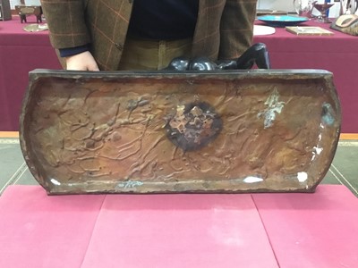 Lot 940 - After Hamo Thornycroft (1850-1925) bronze sculpture, Putting the stone, signed and dated 1880, 68cm high