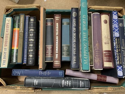 Lot 1653 - Two boxes of Folio Society books