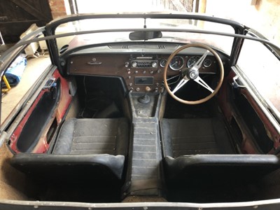Lot 3 - 1967 Lotus Elan Drophead Coupe, 1588cc petrol, chassis number 45/6836, finished in red, reg. no. UUR 961E