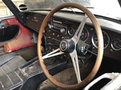 Lot 3 - 1967 Lotus Elan Drophead Coupe, 1588cc petrol, chassis number 45/6836, finished in red, reg. no. UUR 961E