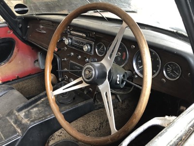 Lot 3 - 1967 Lotus Elan Drophead Coupe, 1588cc petrol, chassis number 45/6836, finished in red, reg. no. UUR 961E