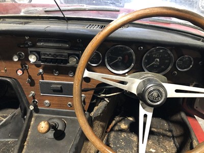 Lot 3 - 1967 Lotus Elan Drophead Coupe, 1588cc petrol, chassis number 45/6836, finished in red, reg. no. UUR 961E