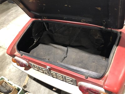 Lot 3 - 1967 Lotus Elan Drophead Coupe, 1588cc petrol, chassis number 45/6836, finished in red, reg. no. UUR 961E
