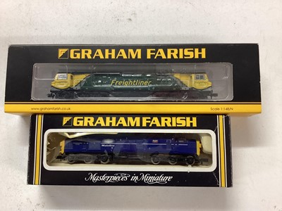 Lot 115 - Graham Farnish N gauge Freightliner Class 70 Diesel 70003, 371-636 plus Mainline Special Edition Class 37 Diesel 37055, No. 803D
