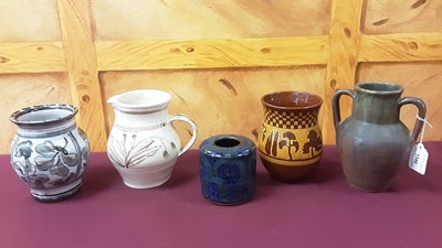 Lot 1346 - Collection of art / studio pottery