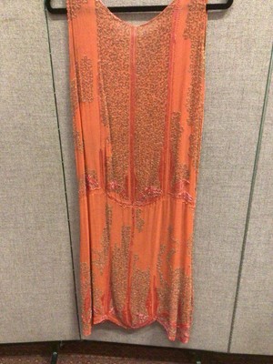 Lot 2090 - 1920's Flapper dress with glass beading.