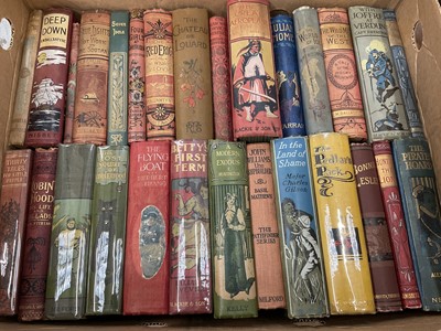 Lot 1769 - One box of decorative cloth bindings, late 19th / early 20th century