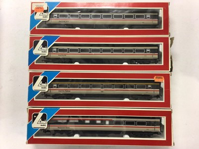 Lot 147 - Lima OO gauge carriages including Intercity Pullman 30 5376, Intercity 30 5385, Buffet car 20 5183, ScotRail (x5), Network SouthEast (x4), Trans Pennine (x5) and two others, all boxed (20)