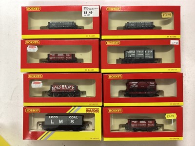 Lot 151 - Hornby OO gauge Plank and other Wagons, all boxed (19)