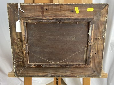 Lot 1316 - John Moore of Ipswich (1820-1902) oil on panel - shipping at sea, signed, 17.5cm x 25cm, in gilt frame