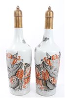 Lot 113 - Pair large 20th century Chinese porcelain...