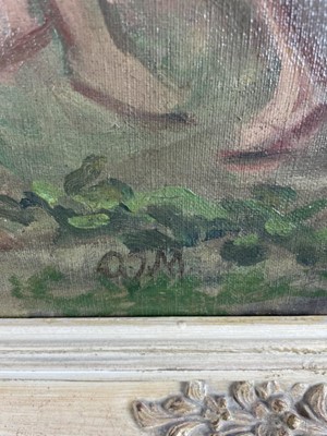 Lot 846 - Circle of Sir Alfred Munnings (1878-1959) oil on canvas - A Bacchanalian Procession, bearing initials A.J.M., 51cm x 61cm, framed