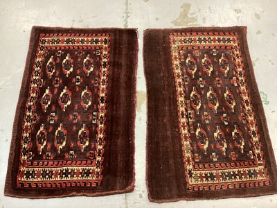 Lot 1543 - Pair of Tekke rugs, one other