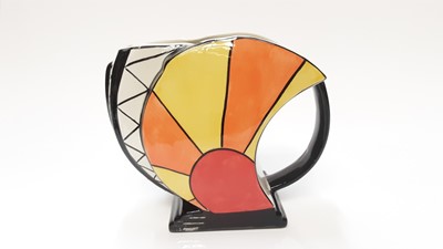 Lot 1197 - Lorna Bailey Sunburst vase, 16.5cm high