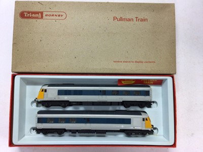 Lot 171 - Triang Hornby OO gauge local Two Car Diesel,train R157C and Pullman Train R555C, both boxed (2)