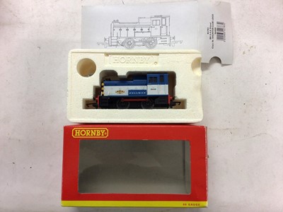 Lot 63 - Hornby OO gauge locomotives BR dark green 0-4-0 Class 06 Diesel Shunter D2412, R2188, BR Pullman 0-4-0 Class 06 Diesel Shunter 06008, R2783, BR black 0-4-0 Saddle Tank 56011, R779, LNER black 0-6-0...