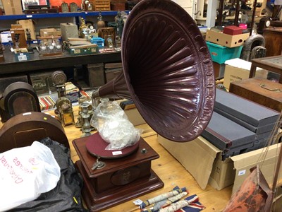 Lot 2693 - Vintage Academy Gramophone with horn